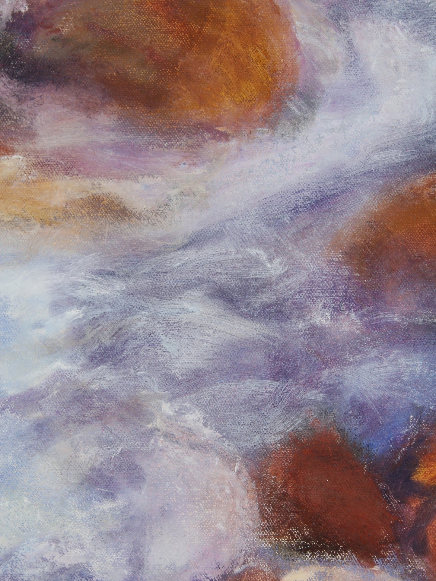 ‘Rushing’ – an oil on canvas painting by Fiona Barrett, available at Rising Creative Studio.