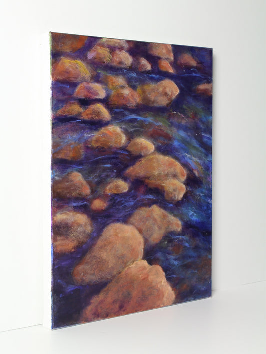 ‘Whisper’ – an oil on canvas painting by Fiona Barrett, available at Rising Creative Studio.