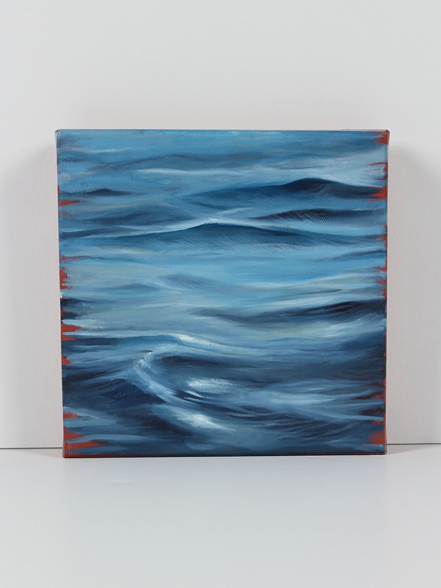 ‘Water in oil’ – an oil on canvas painting by Myrna Brown, available at Rising Creative Studio.