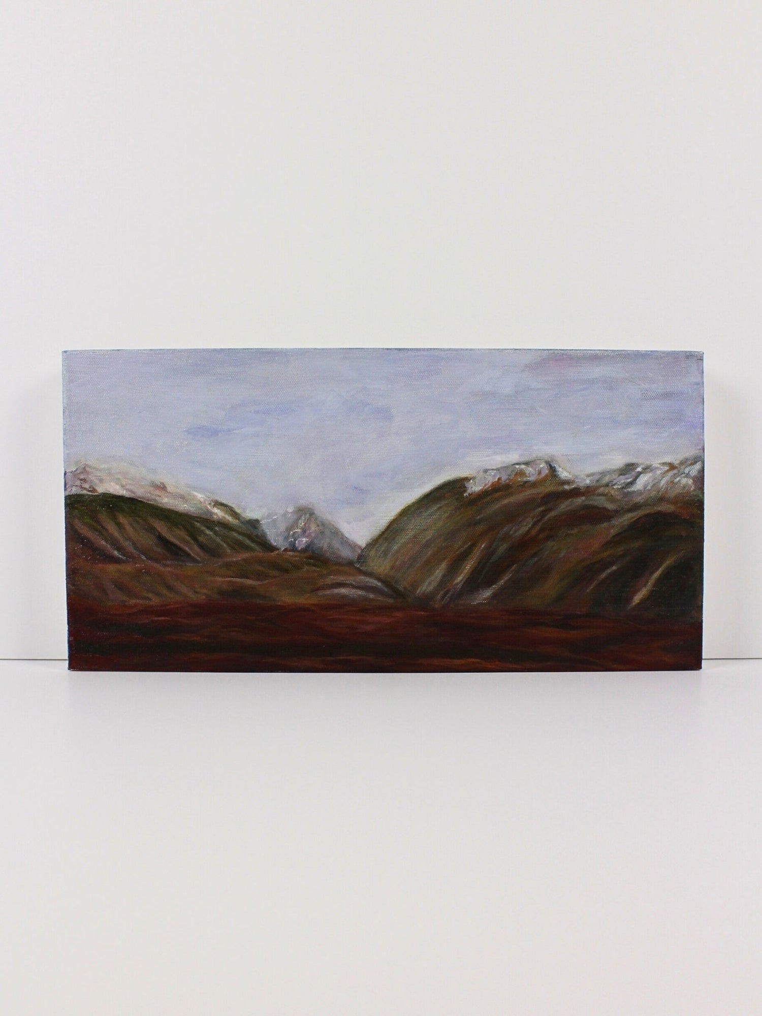 Oil on canvas landscape artwork titled ‘Vastscape’ by CJ Hobbs, original painting available at Rising Creative Studio.
