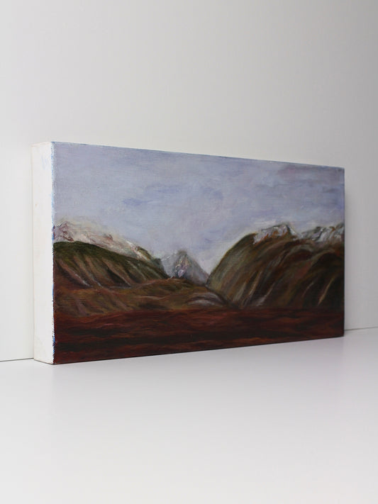 Oil on canvas landscape artwork titled ‘Vastscape’ by CJ Hobbs, original painting available at Rising Creative Studio.
