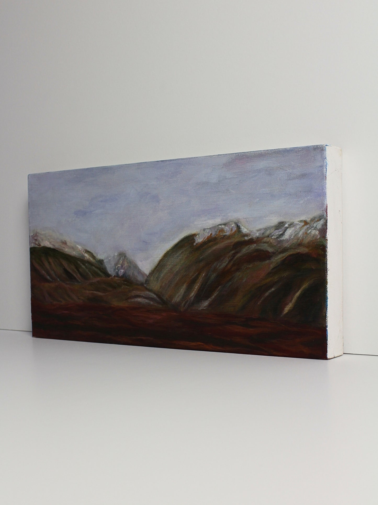 Oil on canvas landscape artwork titled ‘Vastscape’ by CJ Hobbs, original painting available at Rising Creative Studio.