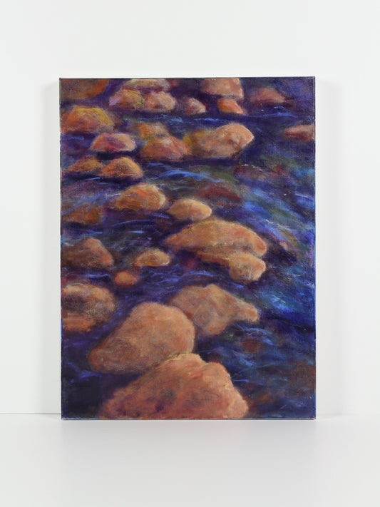 ‘Whisper’ – an oil on canvas painting by Fiona Barrett, available at Rising Creative Studio.