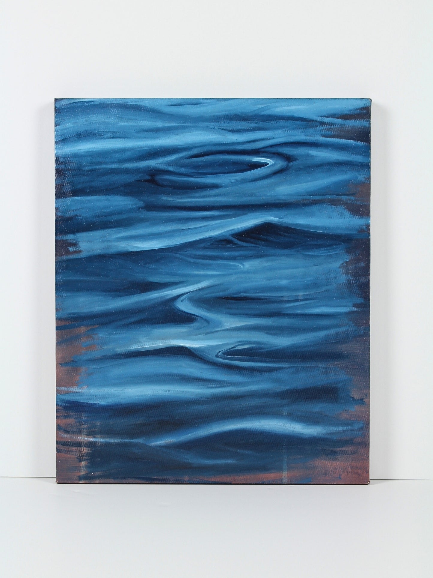 Oil on canvas artwork titled ‘Body’ by Myrna Brown, original painting available at Rising Creative Studio.