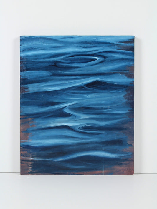 Oil on canvas artwork titled ‘Body’ by Myrna Brown, original painting available at Rising Creative Studio.