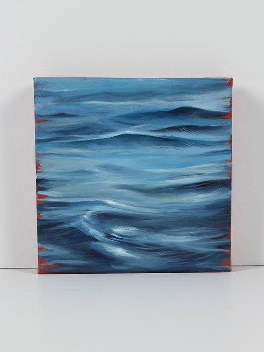 ‘Water in oil’ – an oil on canvas painting by Myrna Brown, available at Rising Creative Studio.