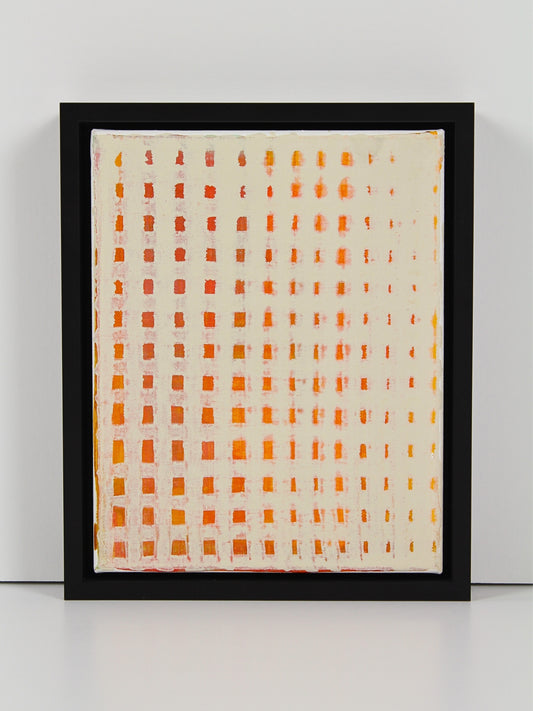 A subtle layered acrylic on canvas artwork ‘Cadence’ by Natalie Snowden, original painting at Rising Creative Studio.