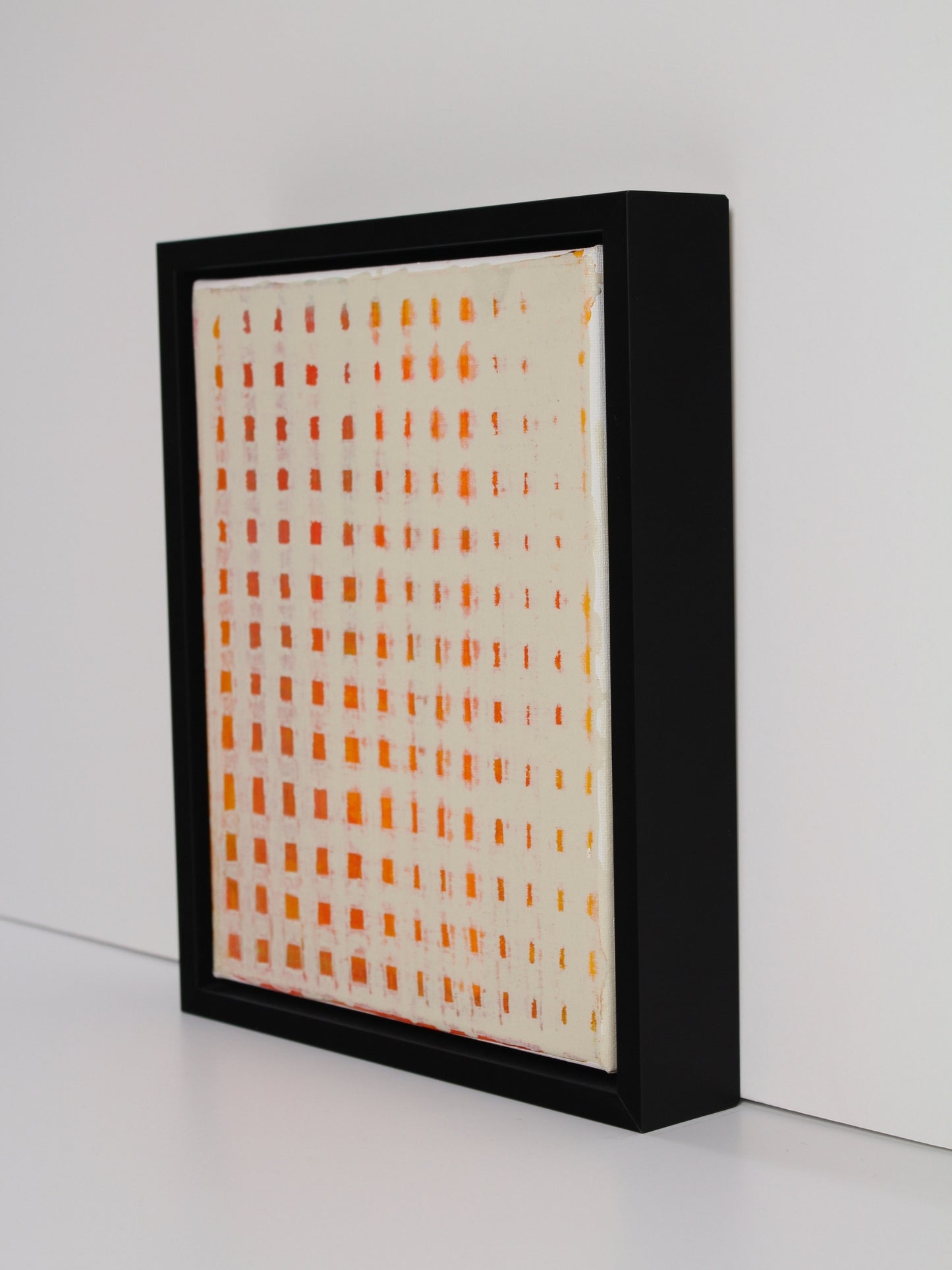 A subtle layered acrylic on canvas artwork ‘Cadence’ by Natalie Snowden, original painting at Rising Creative Studio.
