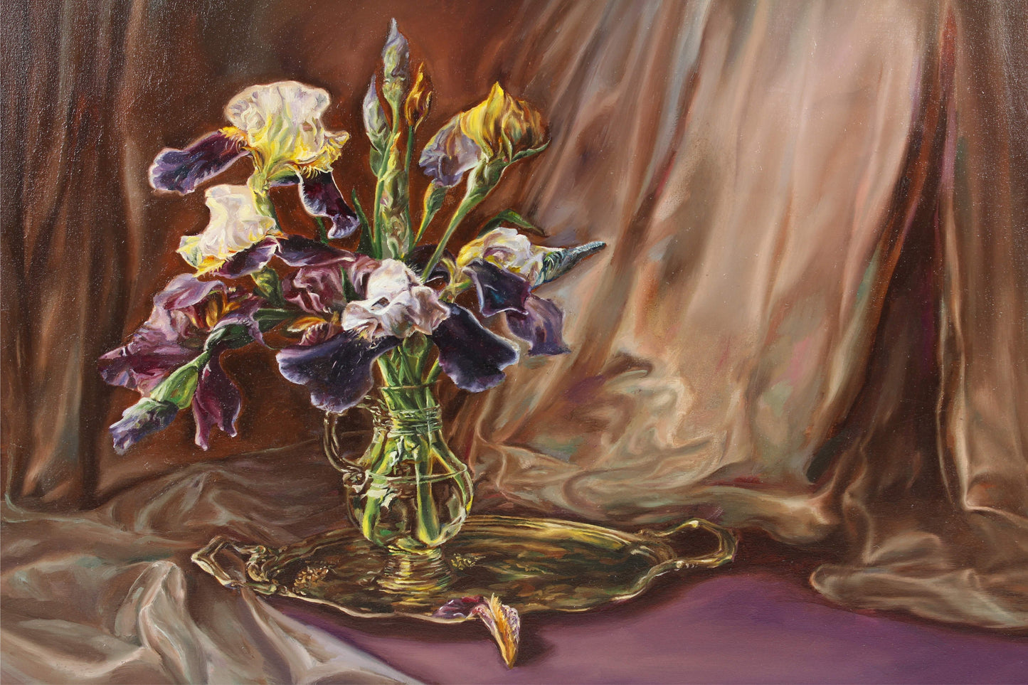 Vase of Irises