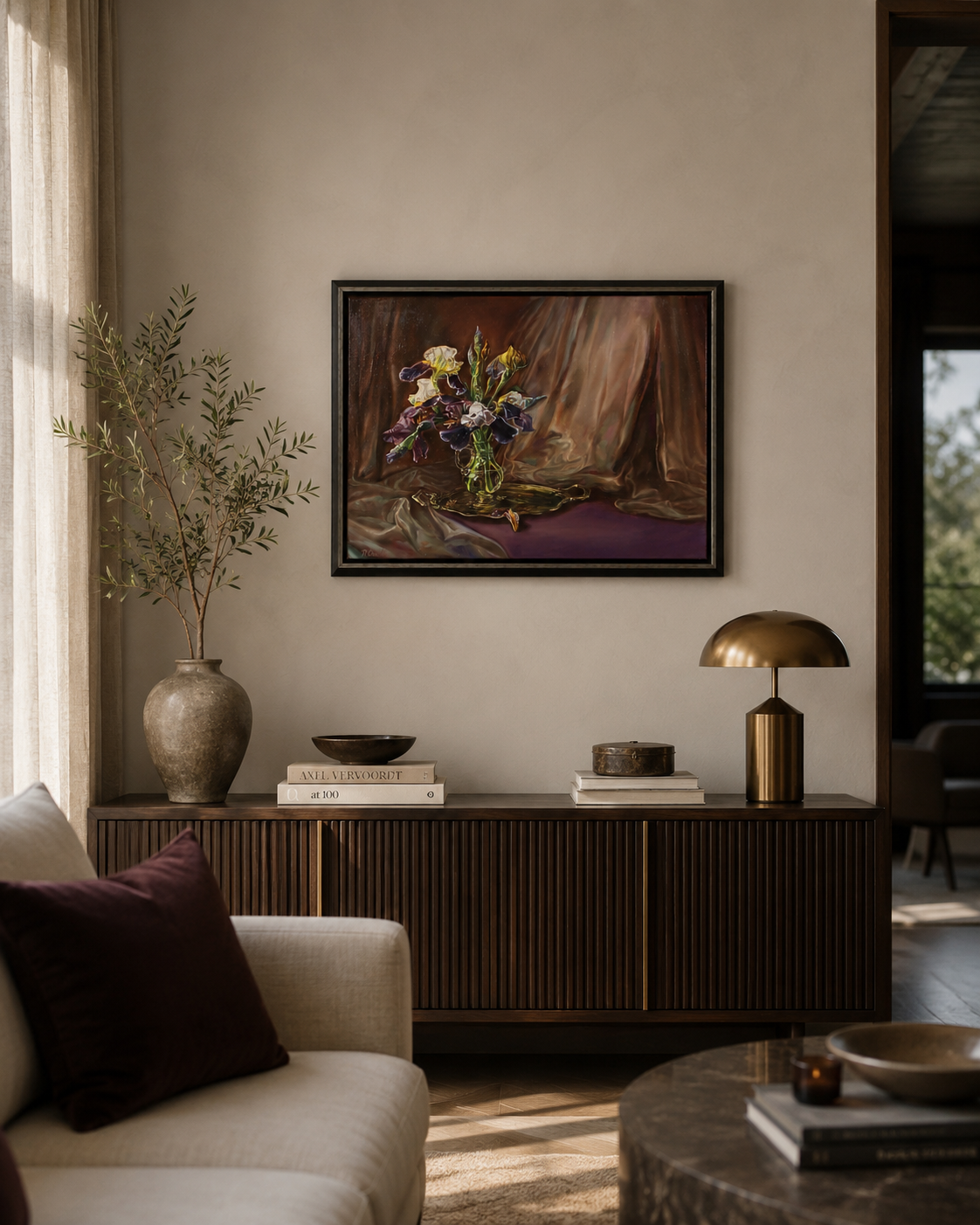 Vase of Irises
