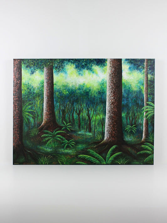 Twilight Over Kauri Forest